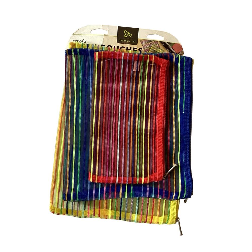 Travelon Mesh Pouches, set of 3